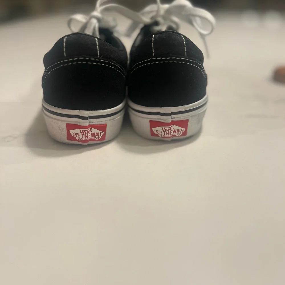 Vans Kids Classic Black and White Sneakers - Picture 2 of 5